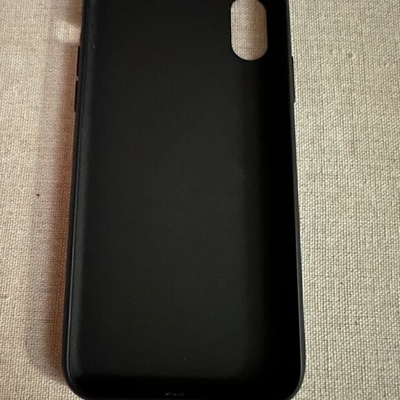 iPhone X black silicone case - Picture 2 of 6